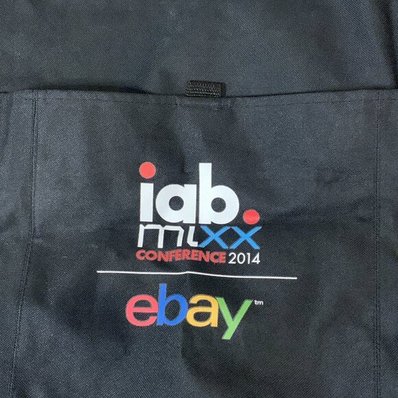 ❣️2/$36 iab. Interactive Advertising MIXX Conference 2014 Ebay Zippered Tote Bag - Picture 2 of 5